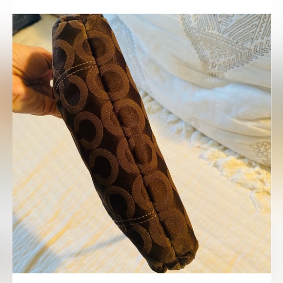 Coach Madison brown op c signature wristlet bag - Picture 6 of 7